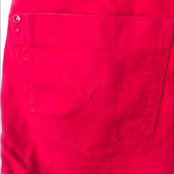 Tribal pink red jean short - Picture 6 of 7